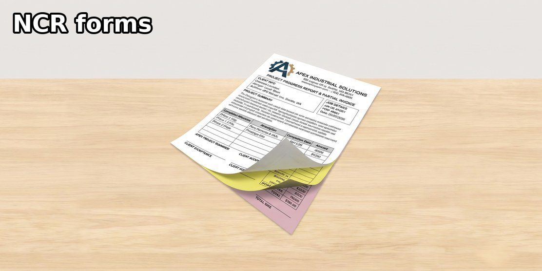 Westpress carbonless NCR forms, invoices and multi-part forms